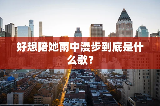 好想陪她雨中漫步到底是什么歌？