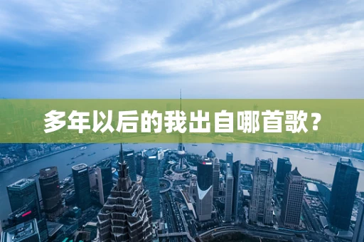 多年以后的我出自哪首歌？