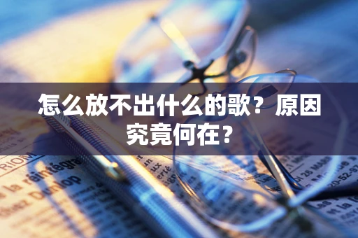 怎么放不出什么的歌？原因究竟何在？