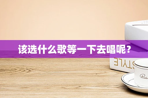 该选什么歌等一下去唱呢？