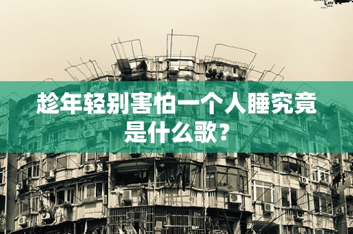 趁年轻别害怕一个人睡究竟是什么歌？