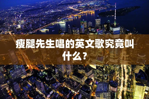 瘦腿先生唱的英文歌究竟叫什么？