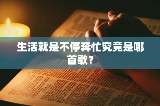 生活就是不停奔忙究竟是哪首歌？