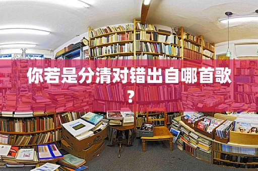 你若是分清对错出自哪首歌？