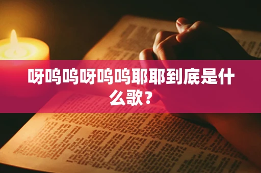 呀呜呜呀呜呜耶耶到底是什么歌？