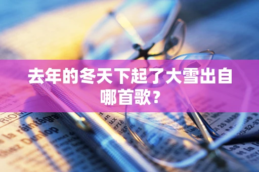 去年的冬天下起了大雪出自哪首歌？
