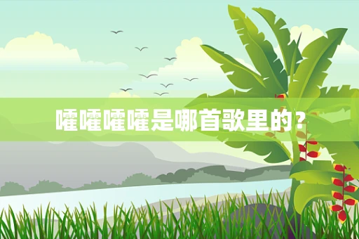 嚯嚯嚯嚯是哪首歌里的？