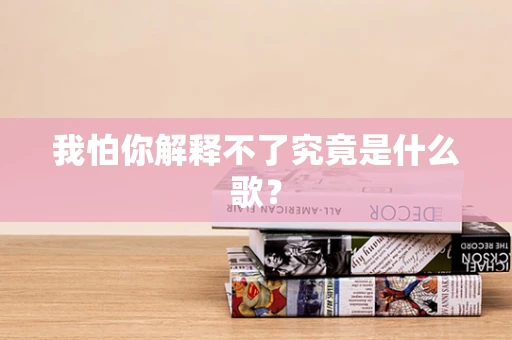 我怕你解释不了究竟是什么歌？