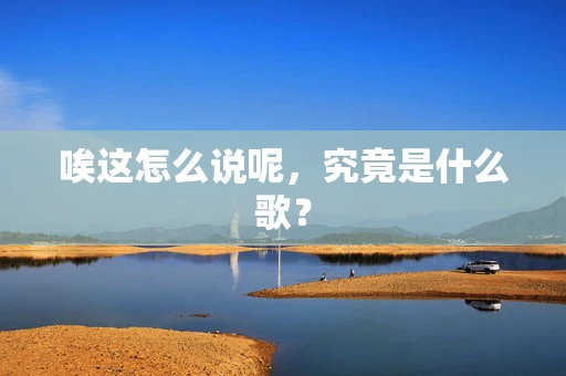 唉这怎么说呢，究竟是什么歌？