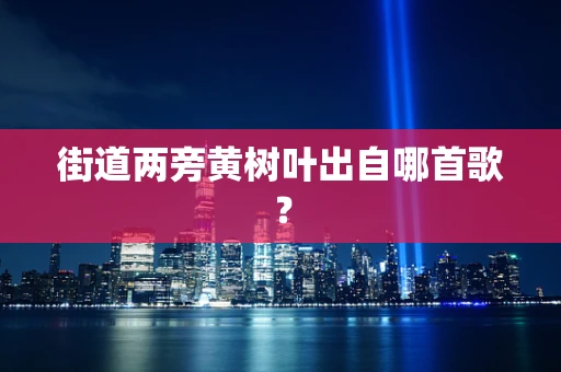 街道两旁黄树叶出自哪首歌？
