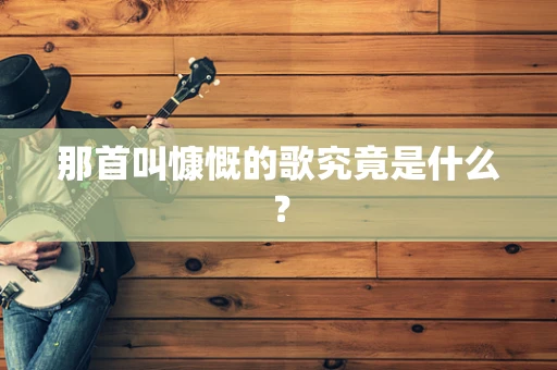 那首叫慷慨的歌究竟是什么？