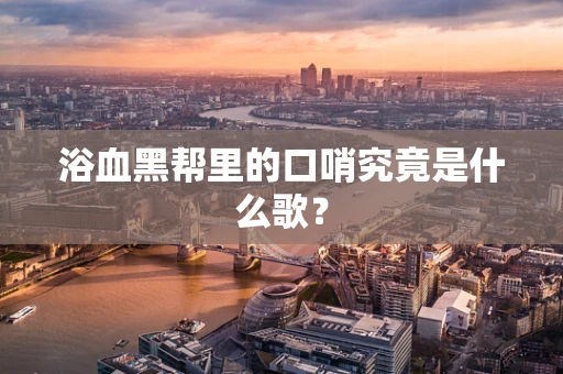 浴血黑帮里的口哨究竟是什么歌？