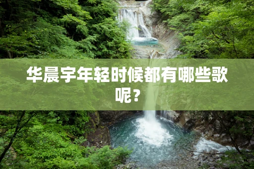 华晨宇年轻时候都有哪些歌呢？