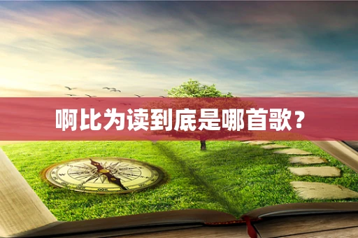 啊比为读到底是哪首歌？