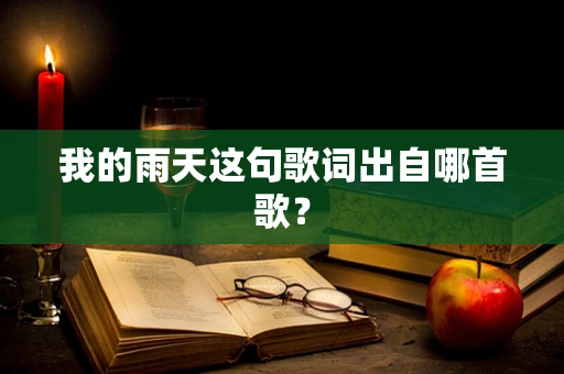 我的雨天这句歌词出自哪首歌？