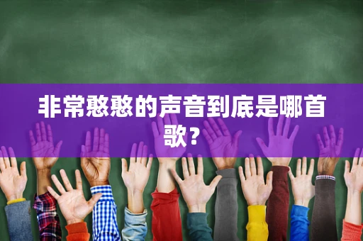 非常憨憨的声音到底是哪首歌？
