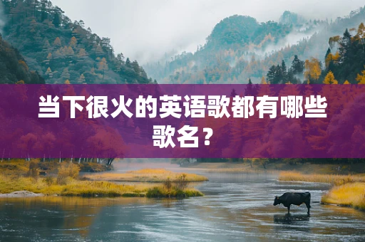 当下很火的英语歌都有哪些歌名？