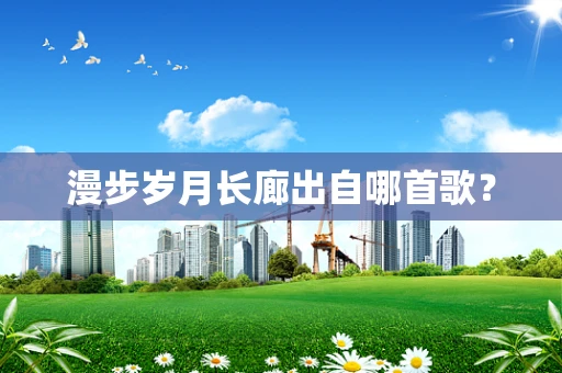 漫步岁月长廊出自哪首歌？
