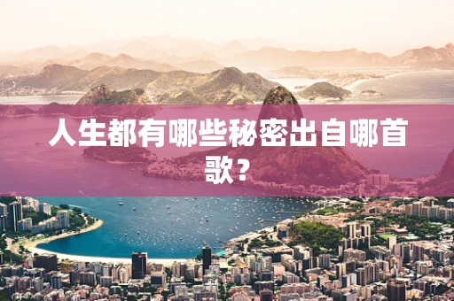 人生都有哪些秘密出自哪首歌？