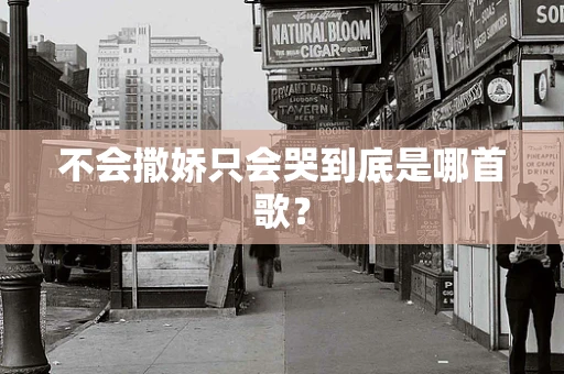 不会撒娇只会哭到底是哪首歌？