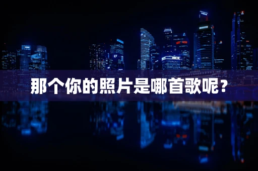 那个你的照片是哪首歌呢？