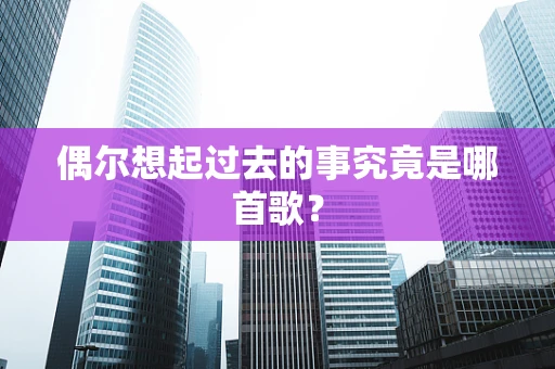 偶尔想起过去的事究竟是哪首歌？