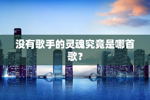 没有歌手的灵魂究竟是哪首歌？