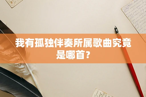 我有孤独伴奏所属歌曲究竟是哪首？