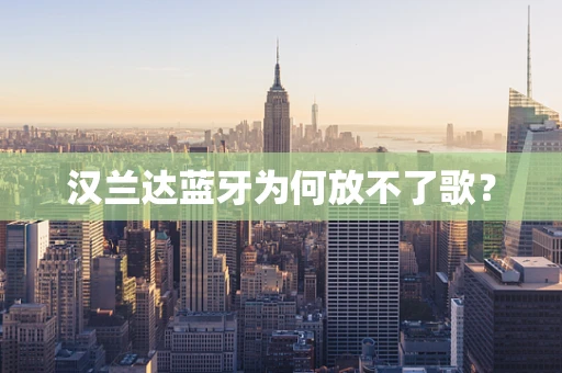 汉兰达蓝牙为何放不了歌？