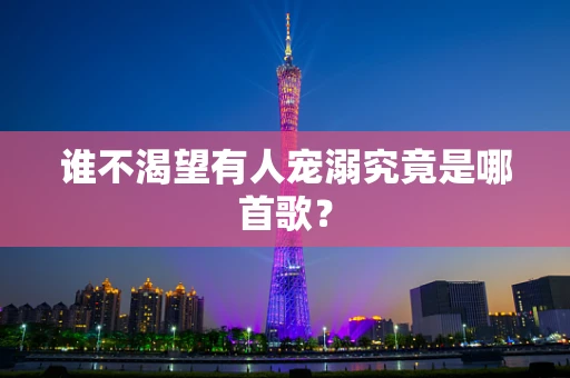 谁不渴望有人宠溺究竟是哪首歌？