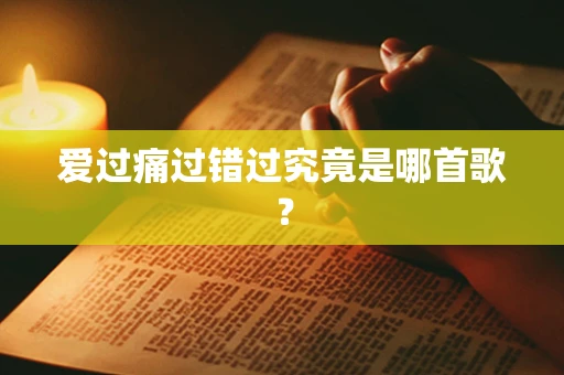 爱过痛过错过究竟是哪首歌？