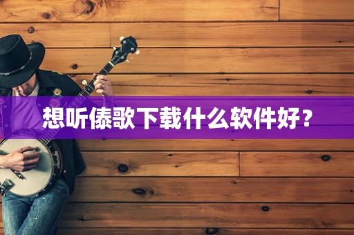 想听傣歌下载什么软件好？