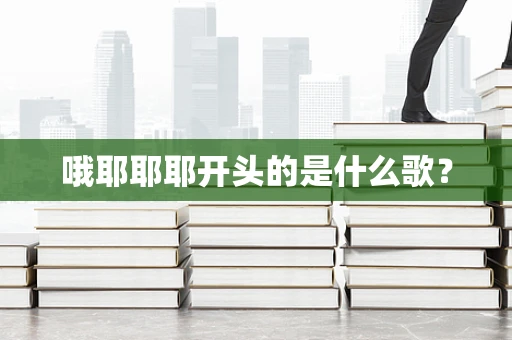哦耶耶耶开头的是什么歌？