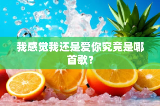 我感觉我还是爱你究竟是哪首歌？