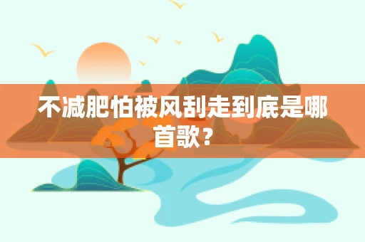 不减肥怕被风刮走到底是哪首歌？