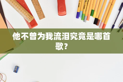 他不曾为我流泪究竟是哪首歌？