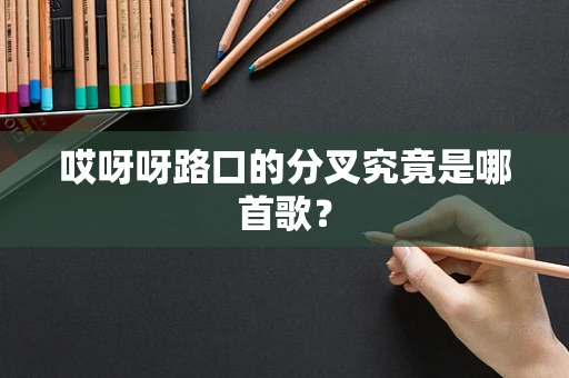 哎呀呀路口的分叉究竟是哪首歌？