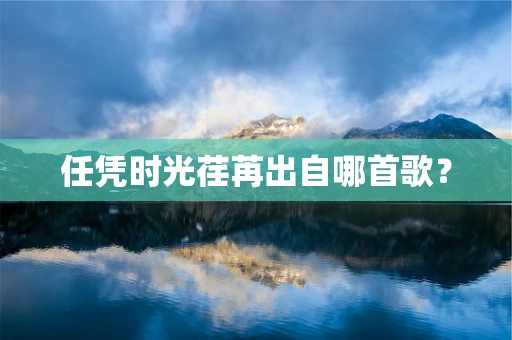 任凭时光荏苒出自哪首歌？