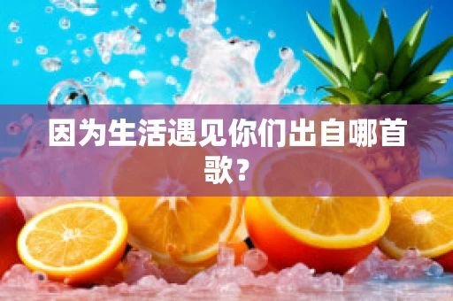 因为生活遇见你们出自哪首歌？