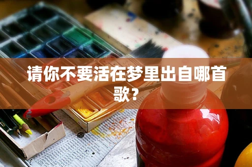 请你不要活在梦里出自哪首歌？