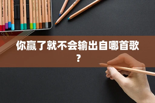 你赢了就不会输出自哪首歌？
