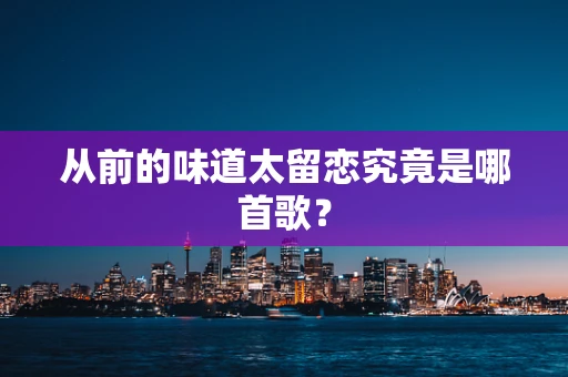从前的味道太留恋究竟是哪首歌？