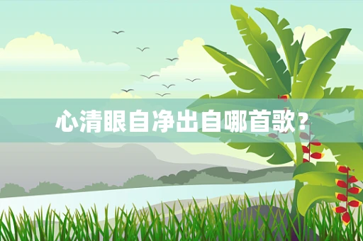 心清眼自净出自哪首歌？