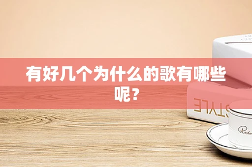 有好几个为什么的歌有哪些呢？
