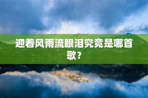 迎着风雨流眼泪究竟是哪首歌？