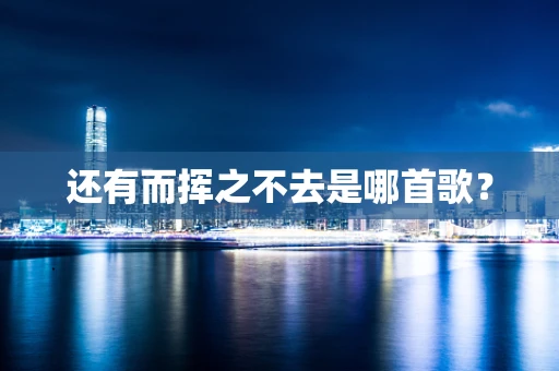 还有而挥之不去是哪首歌？