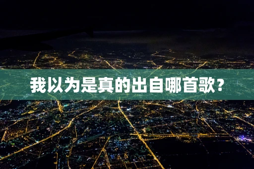 我以为是真的出自哪首歌？