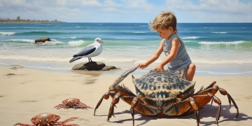 海边捡到螃蟹大王究竟是哪首歌？