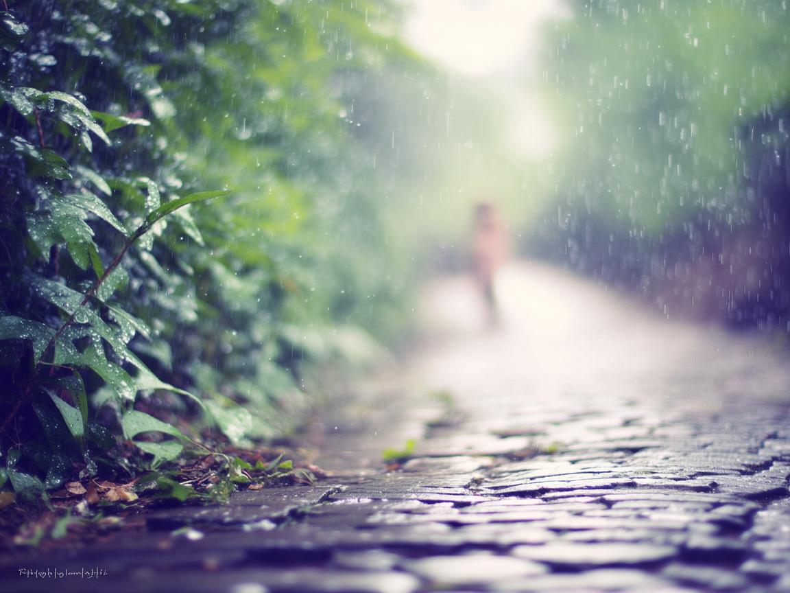 好想陪她雨中漫步到底是什么歌？