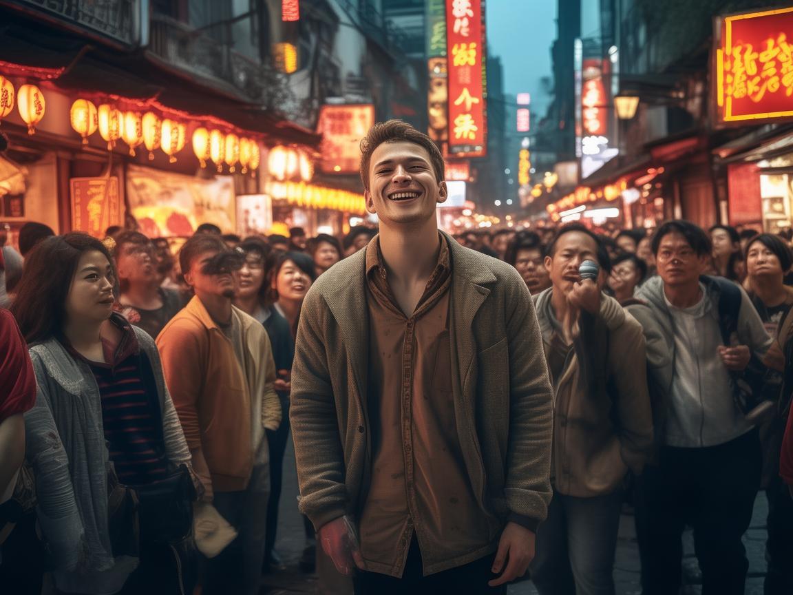 老外在街上唱中文歌该怎么称呼？
